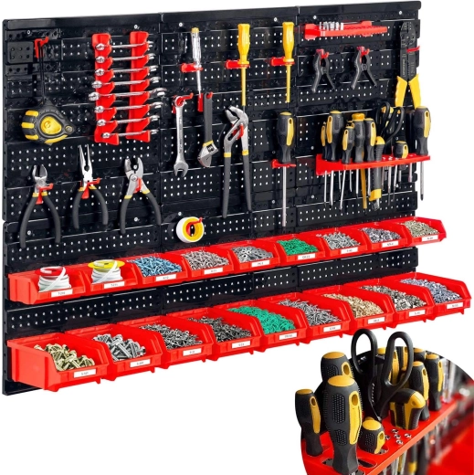 Wand-Werkzeugtafel/Lochwand für Werkzeug 96 × 76 cm HUMBERG