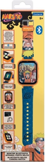 Lexibook Naruto Kinder-Smartwatch mit Bluetooth, Kamera und 8‑GB-Karte