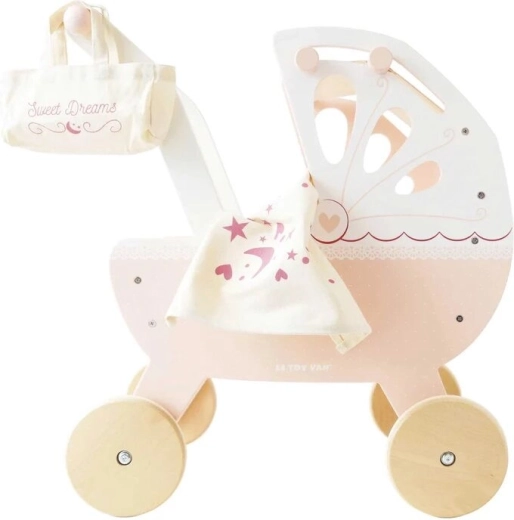 Holzpuppenwagen Sweet Dreams von Le Toy Van