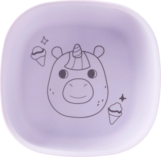 Skip Hop Silikonschüssel Besties squad purple für Kinder ab 2 Jahren
