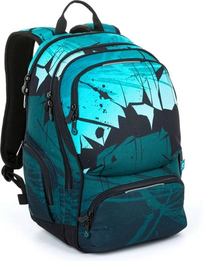 Studentenrucksack Topgal Roth petrolgrün