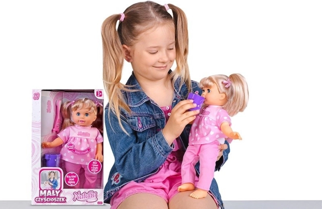 Puppe NATALIA Čistotka sprechend 33 cm