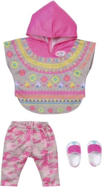 BABY born Deluxe trendiges Poncho für 43 cm Puppe