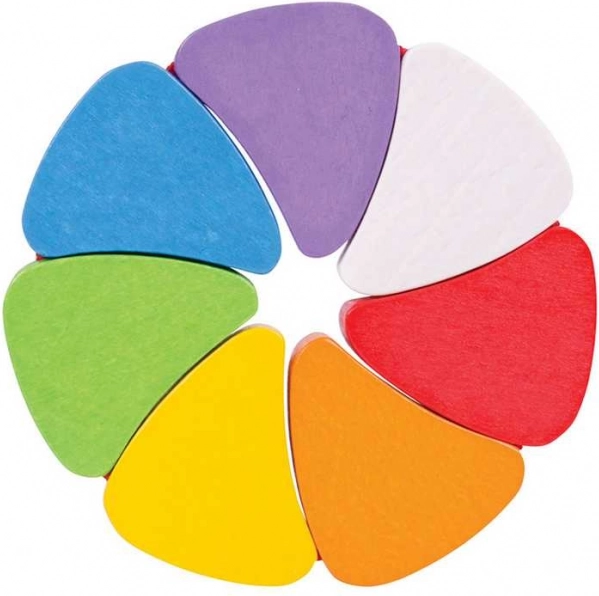 Rassel Regenbogen-Blätter