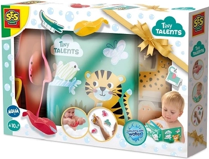 SES Bade-Spielset – Zauberbuch und Safari-Schaumtiere
