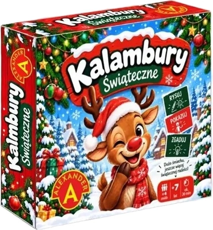 Weihnachts-Kalambury Renifer