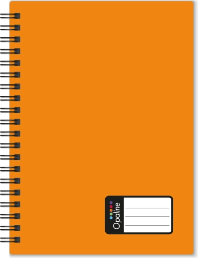 Spiralblock A4 Opaline, orange, liniert