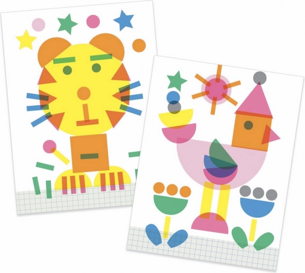 DJECO Kreativset Stempel Tiere