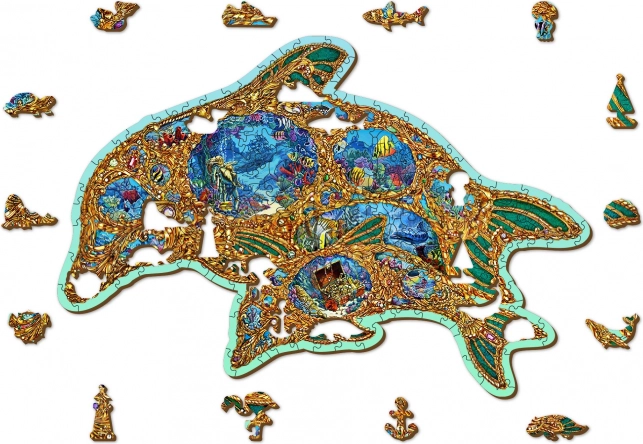 Holzpuzzle WOODEN CITY Juwelen des Meeres – 250 Teile, eco