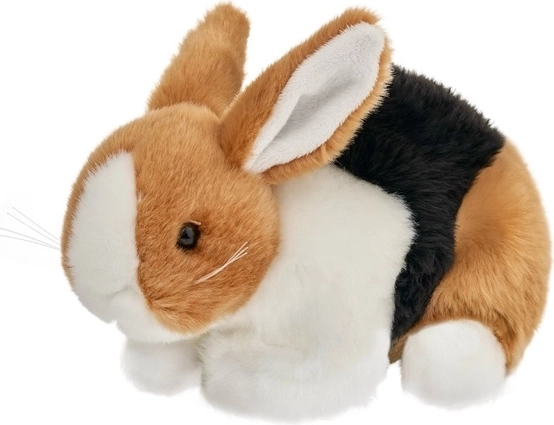 Plüschhäschen braun-schwarz 18 cm