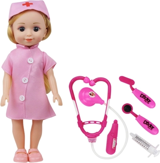 Puppe Krankenschwester mit Zubehör