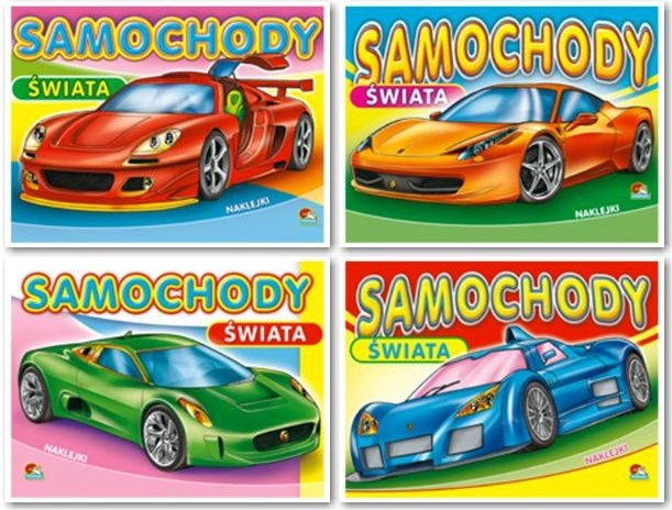 Ausmalbuch Autos der Welt