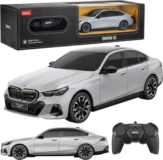 RC-Modell BMW i5 1:24 grau – ferngesteuertes Auto RASTAR