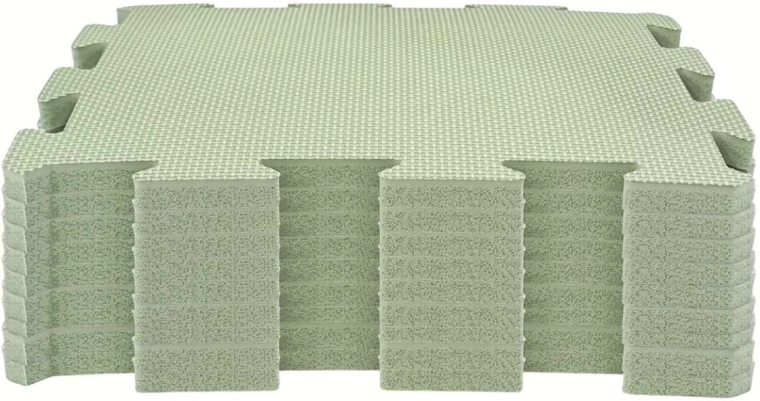 NIDO NIDO Schaum-Spielmatte Puzzle 9 Teile Sage Green