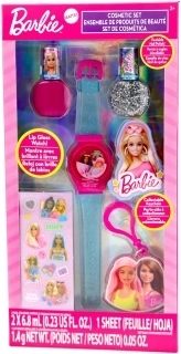 Barbie-Kosmetikset mit Lipgloss und Nagellacken