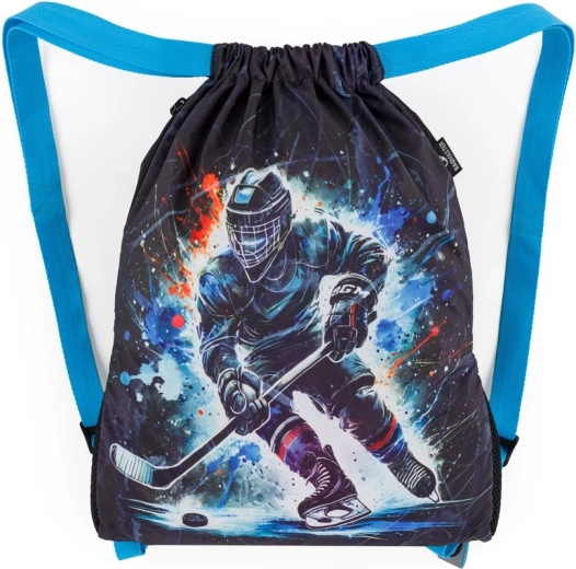 Bagmaster Schulbeutel für Hausschuhe und Sportzeug BETA 26 D – Hockey