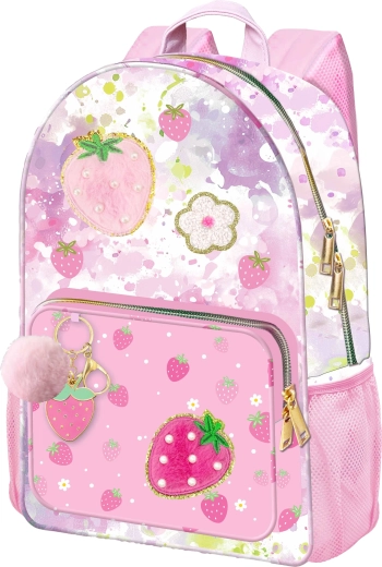 Kinder-Rucksack Deluxe Strawberry – Erdbeertraum