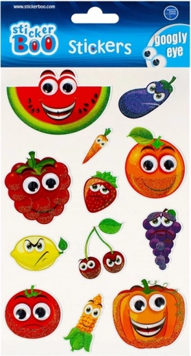 Sticker mit Augen – Obst