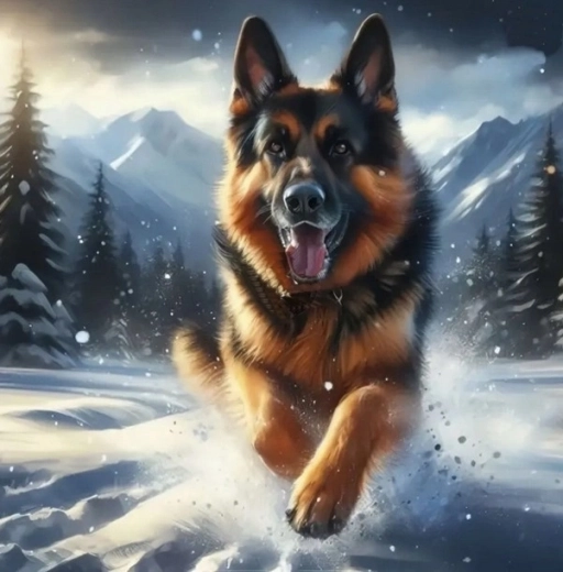 Norimpex Diamantmalerei Lämmchen im Schnee 30 × 40 cm