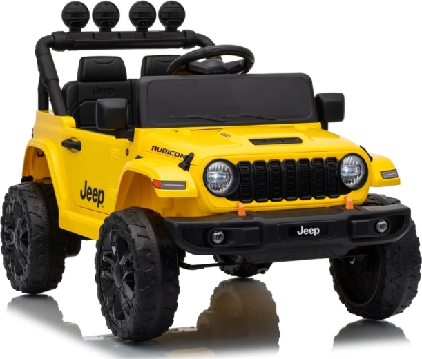 Elektrisches Kinderauto Jeep Rubicon 24 V Gelb