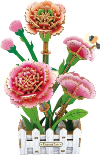 3D-Holzbausatz Nelke 19,5 cm