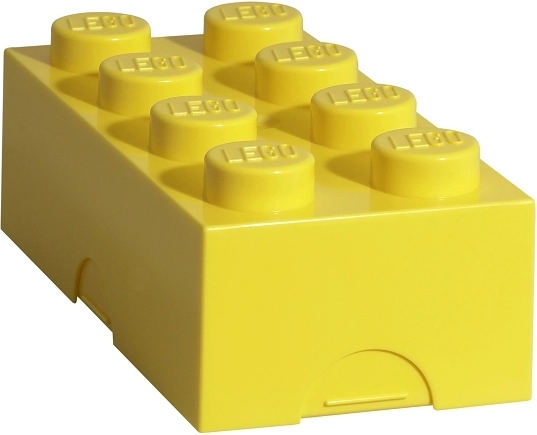 LEGO Pausenbox 100 × 200 × 75 mm – gelb