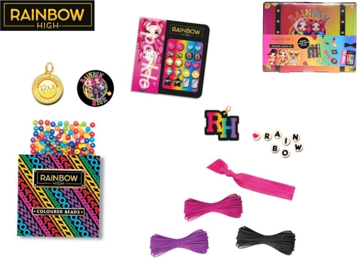 Rainbow High Kreativset zur Schmuckherstellung in einer Aufbewahrungsbox