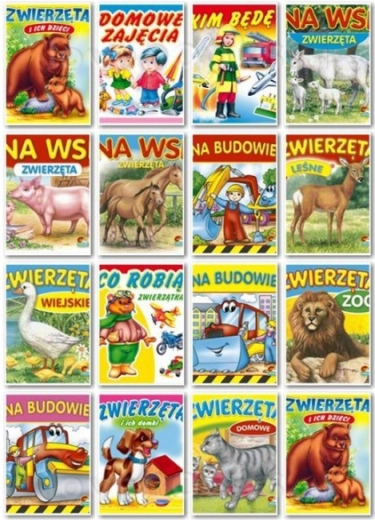 Faltbare Akkordeon-Bilderbuch für das Lesen