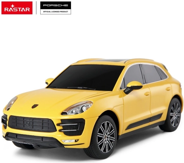 Rastar Porsche Macan Turbo ferngesteuertes Auto 1:24 gelb