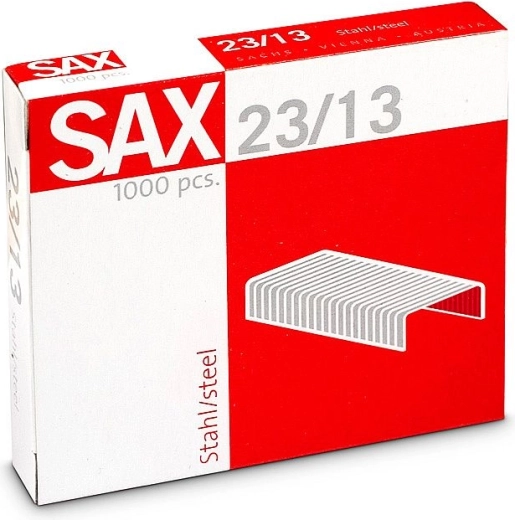 Heftklammern SAX 23/13, verzinkt, 1000 Stk.