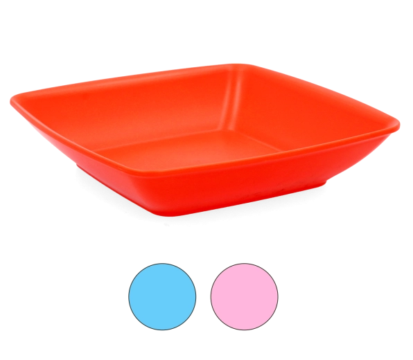 Hobby Life quadratischer tiefer Teller 17,5 cm