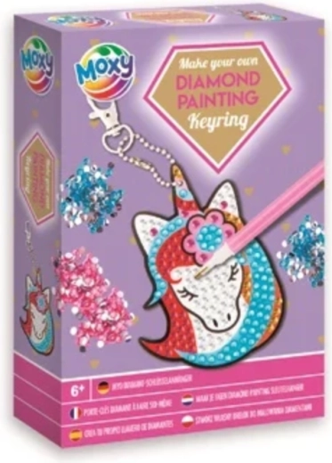 Diamant-Malerei – Einhorn-Anhänger