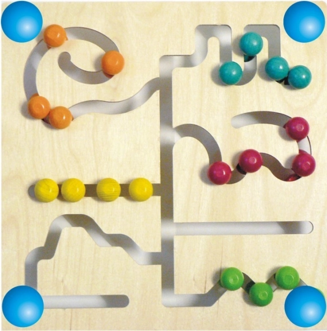 Motorisches Labyrinth bunt von Hess