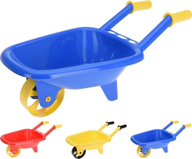 Kinder-Schubkarre aus Kunststoff blau 60 × 25 × 30 cm