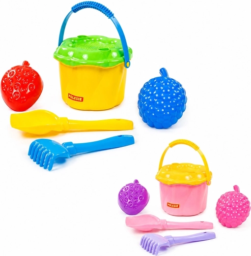 Kinder-Sandset mit Eimer und Sieb (6 Teile)
