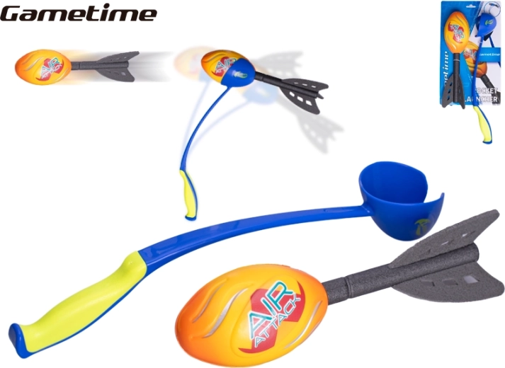 Gametime Rakete mit Abschussvorrichtung für Kinder