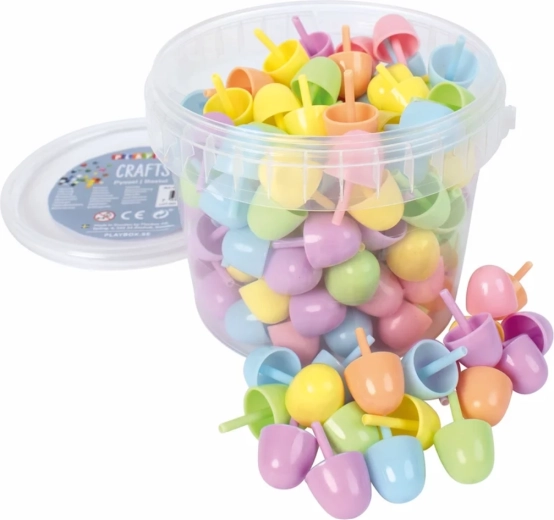 Playbox farbige Hut-Mosaik 125 Stk.