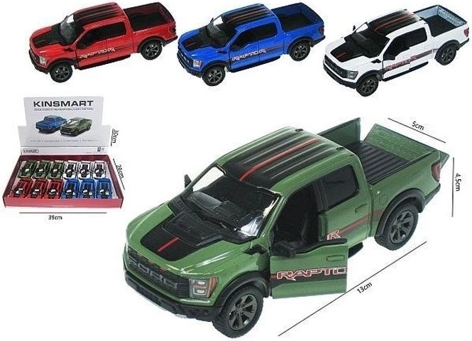 Auto Ford F-150 Raptor 2022 mit Rückziehmotor (Schwungrad) und zu öffnenden Türen