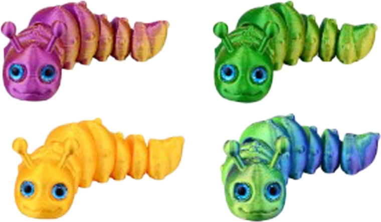 Magische 3D-Raupe 10 cm