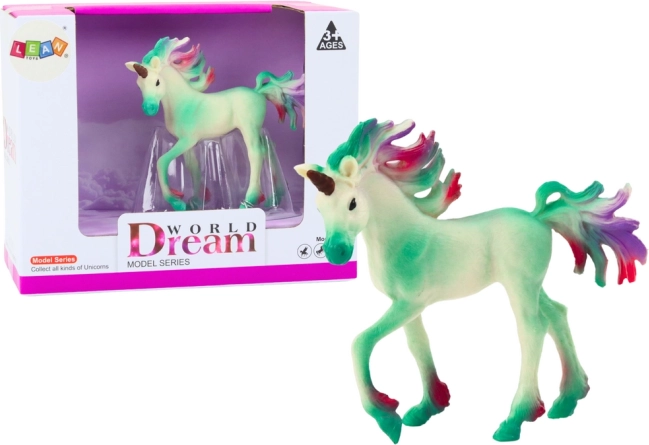 Sammelfigur Kleines grünes Einhorn 8 cm