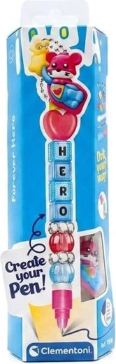 Clementoni IDEA Kreativset zur Herstellung eines Stifts mit Botschaft Hero