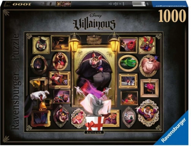 Puzzle Ravensburger Villainous: Ratigan 1000 Stk