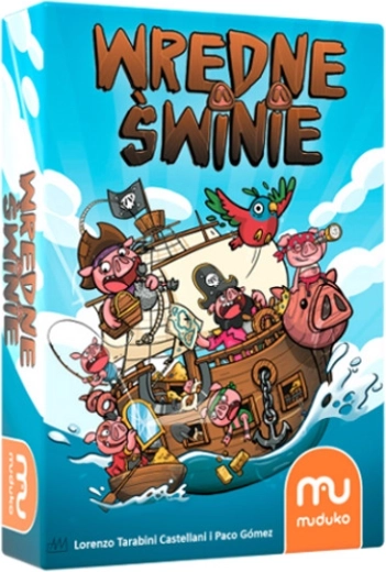 Muduko Freche Schweine – schnelles Familienkartenspiel über Piratenbeute