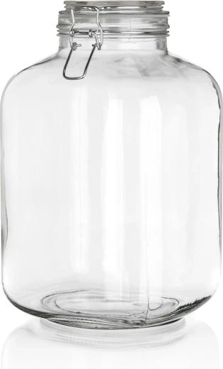 Erea Glas-Vorratsdose, hermetisch, 5 l, mit Bügelverschluss