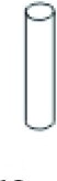 Stift 2,5 × 12,8 mm X3 CVD – 1 Stück