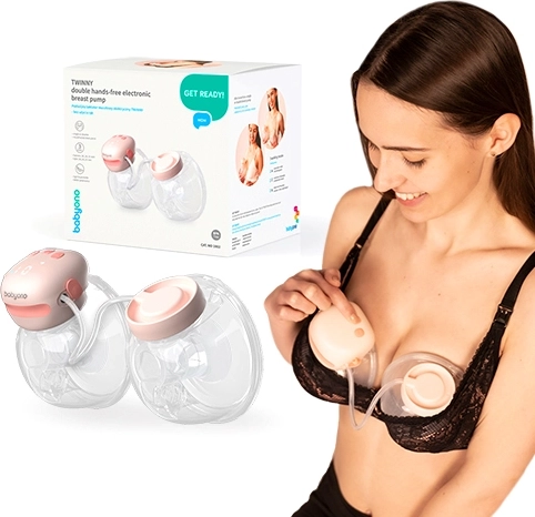 BabyOno Twinny kabellose doppelte elektrische Milchpumpe
