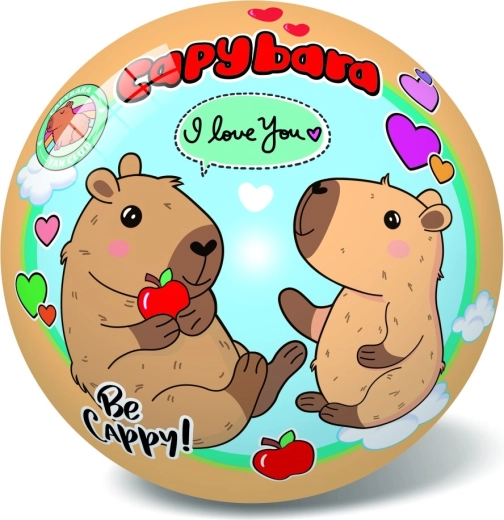 Ball mit Kapibara-Motiv 14 cm