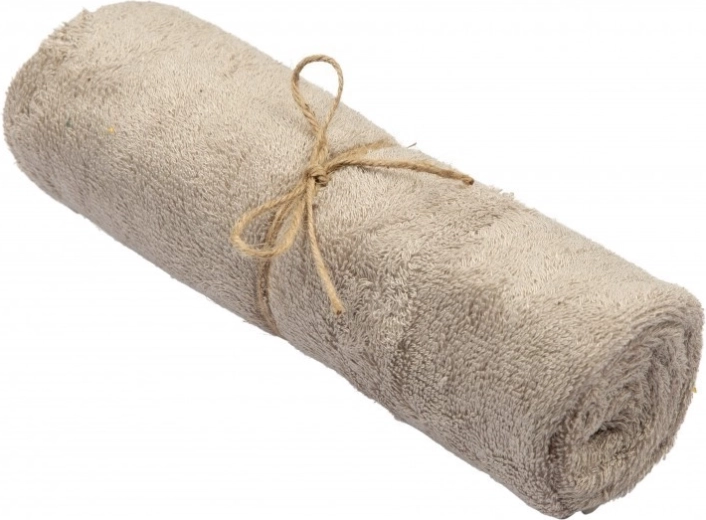 Timboo Handtuch aus Bambusfrottee Feather Grey 74 × 110 cm