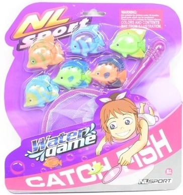 Badewannen-Fische mit Kescher