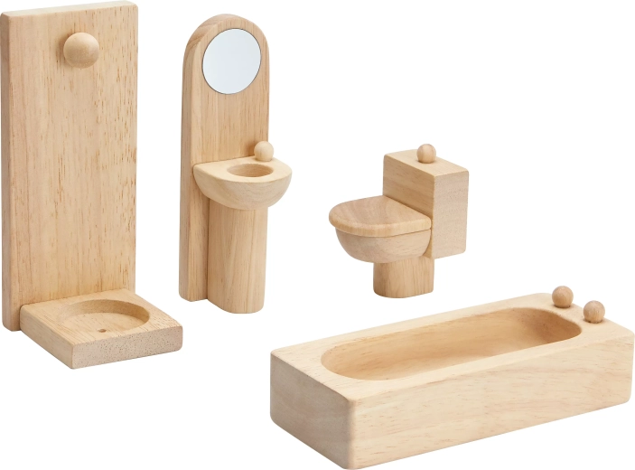 PlanToys Badezimmer-Set für das Puppenhaus